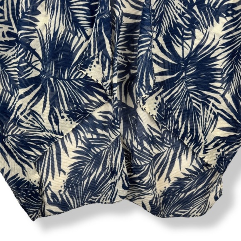 Kaleidoscope Tropical Leaf Cardigan Womens One Size Lightweight Resort Viscose - Picture 9 of 9